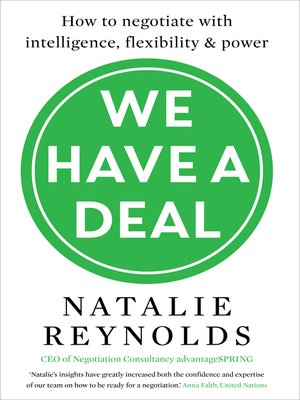 cover image of We Have a Deal
